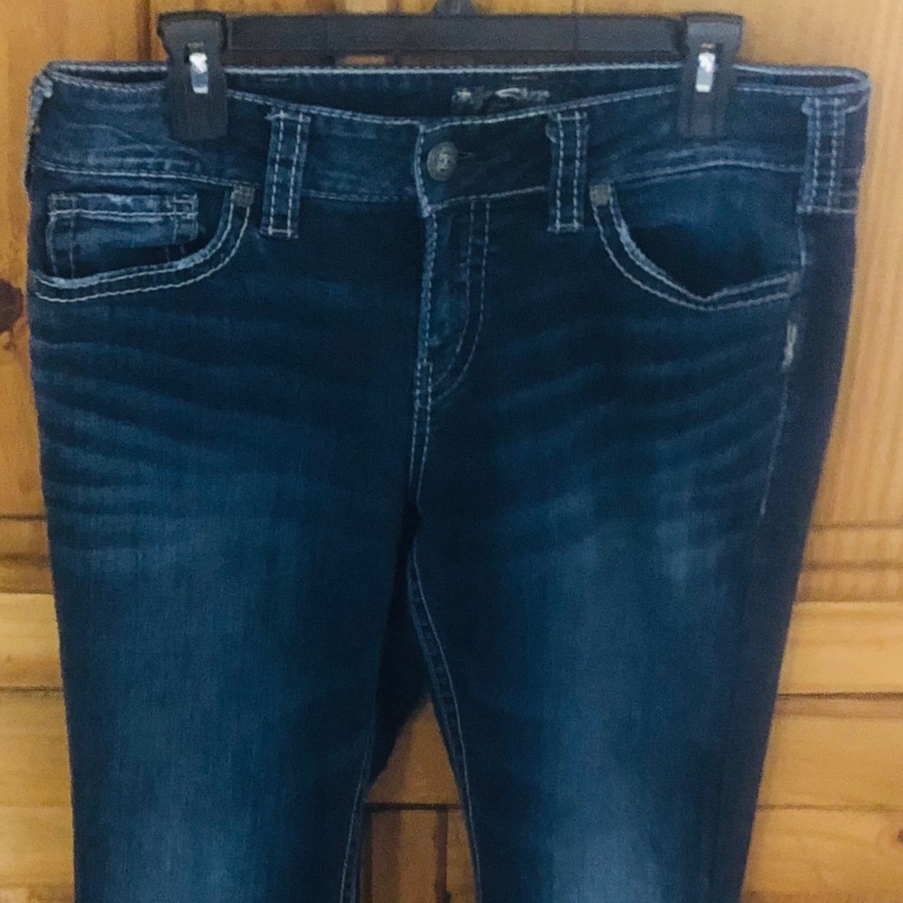 Silver Suki Jeans